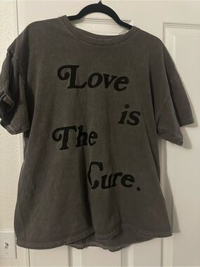 PacSun Washed Charcoal Graphic Tee